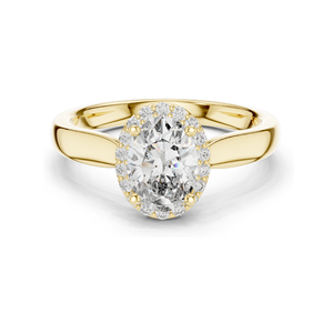 แหวนเพชรแล็บ 0.808 กะรัต สำหรับผู้หญิง ความใส VVS-VS EF ทอง 18KT, 14KT, 10KT และเงิน 925  ทองชมพู, ทองเหลือง, ทองขาว - Product Image 3