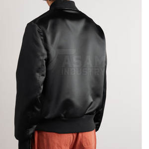 Chaqueta de satén para hombre, transpirable, de la mejor calidad, chaqueta de invierno de satén para hombre, precio al por mayor, más vendida. - Product Image 3