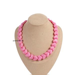 Collier chaîne en résine pour dames bijoux de mode design faits à la main collier en résine de qualité exportée couleur personnalisée pour chaîne en résine - Product Image 5