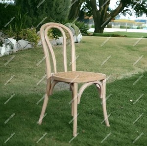 Sillas de comedor de lujo modernas de cocina Natural de lujo 2024, juego de sillones de tela de madera maciza de alta calidad, cojín de madera con café - Product Image 1