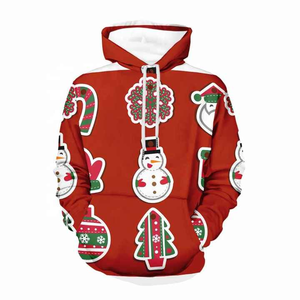 Thermal Cotton Sublimation Custmise Hoodies in Green, Ugly <b>Christmas</b> Sweaters with Full Zip Us <b>Christmas</b> <b>Hoodie</b> & Sweatshirts - Product Image 5