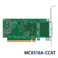 Adaptateur réseau Ethernet Mellanox Connect X-5 EN MCX516A-CCAT double port 100GbE QSFP28 PCIe 3.0 x16 RDMA RoCE NVMe-oF Smart NIC