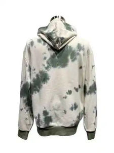 Sweats à capuche en polaire polyester/coton tie-dye personnalisés avec logo et couleur pour hommes, manches longues, impression numérique pour l'hiver - Product Image 3