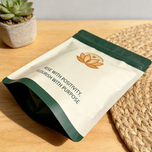 Sachets Doypack Personnalisés - Sachets Ziploc Qualité Alimentaire pour Emballage de Thé aux Herbes et de Poudre Parfumée - Product Image 3