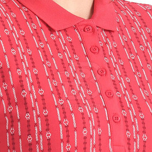 Camiseta Polo Estampada para Mujer, de Algodón, Suave al Tacto, Marca Fashion Choice - Product Image 5