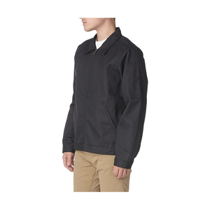 Veste de coach pour homme en promotion – Veste coupe-vent noire unie personnalisable avec logo, grande taille, vêtement d'extérieur décontracté OEM pour - Product Image 6