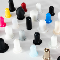 13mm 15mm 18mm 20mm 22mm 24mm 28mm tétine Silicone naturel tête compte-gouttes ampoule en caoutchouc pour bouteilles bouchon compte-gouttes