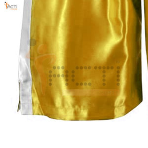 Imprimir nuevo estilo logotipo personalizado súper elástico pantalones cortos de boxeo de secado rápido tela boxeo pantalones cortos de lucha en blanco - Product Image 6