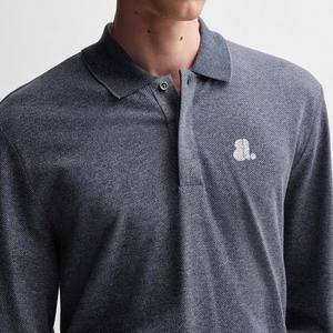 Nueva Camisa de Primavera para Hombre, Casual, Transpirable, de Fibra de Bambú, con Dos Botones, Tela Jersey con Estampado Personalizado - Product Image 2