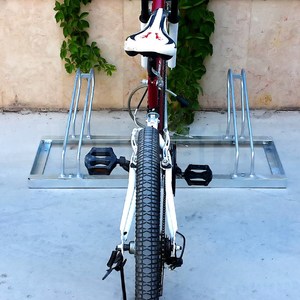 Support de rangement vertical pour vélos 105 x 40 cm, support de stationnement pour vélos galvanisé - Product Image 4