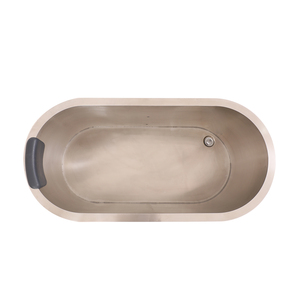 Bañera de hidromasaje exterior HELIUS, nueva, de cedro rojo, para remojo profundo, piscina fría, bañera refrigerada por agua para exteriores - Product Image 2