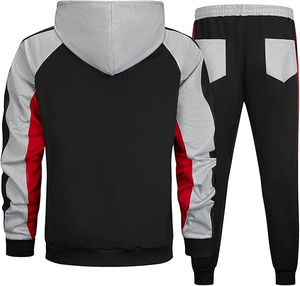 ชุดวอร์มผู้ชายไซส์ใหญ่ ระบายอากาศได้ดี แบบเรียบ สั่งทำได้ ลดราคาพิเศษ คุณภาพสูง แฟชั่นลำลอง มีฮู้ด พิมพ์ลาย สำหรับฤดูหนาว - Product Image 2