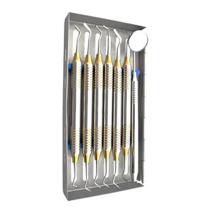 Juego de 7 Piezas de Instrumentos Dentales Manuales para Cirugía Oral, Instrumento de Obturación Dental, Escalador Dental de Composite, Instrumentos Dentales de Alta Calidad - Product Image 2