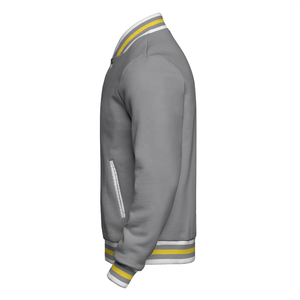 La mejor chaqueta universitaria de nuevo estilo para hombre, lana de color único, súper transpirable, venta al por mayor, logotipo en blanco - Product Image 5