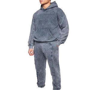 Survêtement à capuche streetwear toutes couleurs, design unique, écologique, 100% coton, vêtements d'hiver lourds, fabricant populaire - Product Image 1