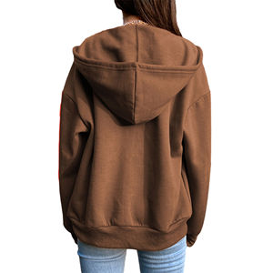 Sudadera con Capucha de Talla Grande para Mujer, Estilo Urbano, Tejido Acogedor 100% Algodón Ecológico, con Cordón Ajustable y Bolsillos Grandes Delanteros Personalizados - Product Image 5