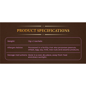 Biscuits au chocolat Caff Mocha (sans gluten) en sachet, 13g x 3 sachets - Product Image 1