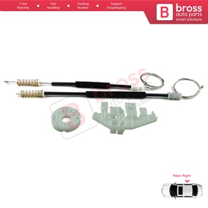 ชุดซ่อมมอเตอร์กระจกหน้าต่างด้านหลังขวา รุ่น BWR5435 สำหรับรถยนต์ 406 8B 8E/F ปี 1995-2004 แบบ 4/5 ประตู รหัส 0130821924 - Product Image 3