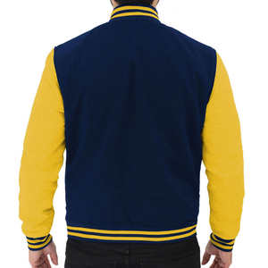 Veste de baseball de type lettreman pour homme de qualité supérieure, imprimée par transfert thermique, personnalisée, universitaire, imperméable, pour les équipes, logo personnalisé - Product Image 4