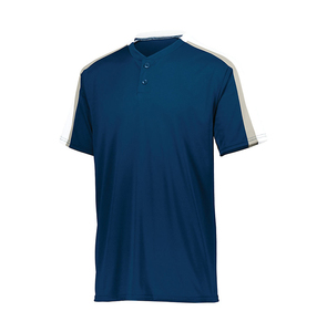 Maillot de baseball en polyester léger à boutons partiaux, impression DTF noms et numéros, livraison rapide, vente en gros usine - Product Image 1