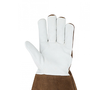 Gants de soudage en cuir de chèvre noir de qualité supérieure en gros/Nouveau dernier design 2025 Gants de soudage - Product Image 4