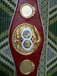 Cinturón de Campeonato de Boxeo Personalizado con Correa de Cuero, Accesorio Duradero para Eventos de Lucha - Product Image 2