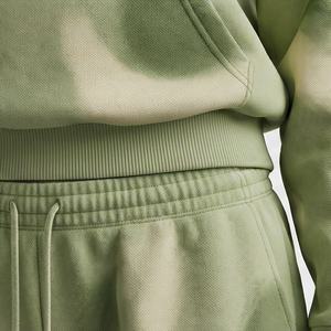 Conjunto Deportivo de Sudadera con Capucha y Pantalones Deportivos Acampanados para Mujer, de Secado Rápido, Transpirable, con Lavado Ácido, Decoloración al Sol y Pedrería, Estilo Urbano - Product Image 5