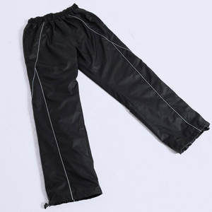 Fabrication sur mesure, combinaison de jogging brodée patchwork, veste zippée en polyester 100% et pantalon en nylon, ensemble coupe-vent - Product Image 3