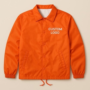 Chaqueta Cortavientos de Invierno para Hombre al por Mayor de Fábrica, Popular, a la Moda, Tallas Grandes, Larga, Impermeable, con Cremallera y Técnicas de Tejido - Product Image 1