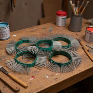 Pinceaux Hazet à pointes fines et droites, bande de 11 mm de large, lot de 5 pinceaux - Product Image 3