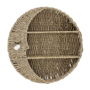 Estante de almacenamiento de pasto marino en forma de nube, el más vendido, para libros infantiles, los mejores estantes colgantes de pared de paja. - Product Image 5