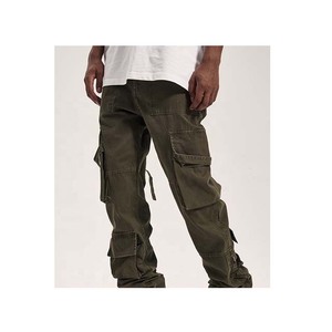 Vêtements de travail pour hommes pantalons cargo vêtements de travail multi-poches pantalons cargo en vrac vente en gros - Product Image 6