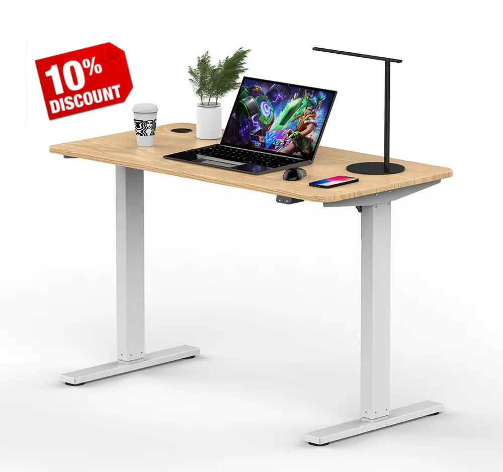 Ergonomico moderno Stand Up Computer da ufficio tavolo Sit Stand scrivania singolo motore in piedi scrivania elettrica regolabile in altezza