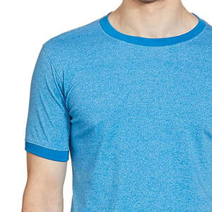 Offre Spéciale unisexe col rond coton T-Shirt Logo personnalisé 100% tricoté coton hommes plaine Streetwear formel en gros t-shirts vierges pour - Product Image 3