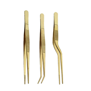 ชุดปากคีบสำหรับพ่อครัวทองหนักใช้กับเครื่องล้างจานได้อย่างปลอดภัย - Product Image 1