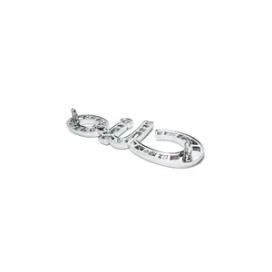 Emblema Cromado de Alta Calidad para Maletero Trasero de Renault Clio, Estilo Deportivo, 7700849001, Logotipo Combinado para Carrocería - Product Image 1