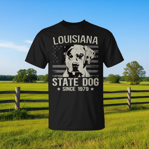 เสื้อยืดลายเรโทรรูปสุนัขรัฐลุยเซียน่าตั้งแต่ปี 1979 ของขวัญสำหรับแฟนคลับสุนัขพันธุ์คาตาฮูลา เลอพาร์ด - Product Image 3
