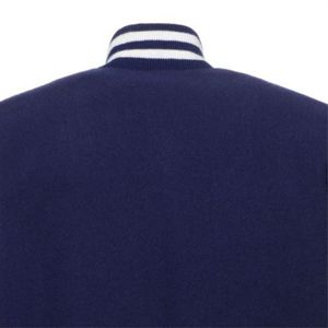 Cómoda chaqueta universitaria de cuero de lana para hombre: transpirable, duradera y perfecta para ropa informal y trajes de moda - Product Image 6