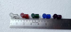 Perles de verre rondes facettées vertes russes sur mesure, qualité supérieure, durables et légères pour collier et bracelet - Product Image 4