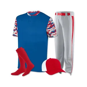 High Quality Custom Tackle Twill 100% Polyester <b>Baseball</b> Jersey Quick Dry Breathable Uniform Sportswear <b>Set</b> for Unisex Teams - Product Image 4