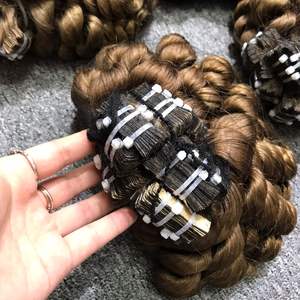 44 + colores La más nueva cinta rizada profunda Color marrón Gran stock para cabello humano virgen vietnamita 100% Cabello virgen - Product Image 3