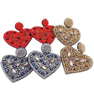 Premium Quality Handmade Beaded <b>Earrings</b> Fashion Jewelry for Women At <b>Cheap</b> Price - Product Image 2