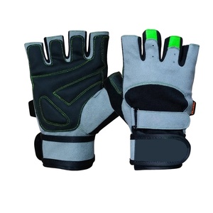 Breathable Shock Half Finger Polyester Gym <b>Gloves</b> for Unisex Workout Fitness Exercise <b>Training</b> for <b>Weight</b> Lifting Cycling - Product Image 1