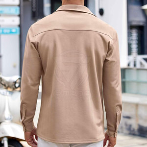 Camisa de Vestir Personalizada de Manga Larga Transpirable para Hombre, Primavera 2025, 100% Algodón, Color Puro, Estilo Casual de Negocios, Corte Ajustado - Product Image 2
