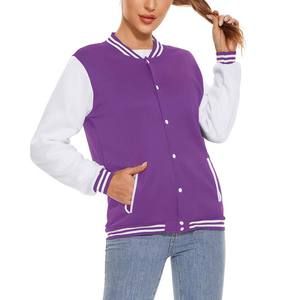 Veste universitaire en laine tissée personnalisée de haute qualité pour femmes avec broderie en cristal - Product Image 1