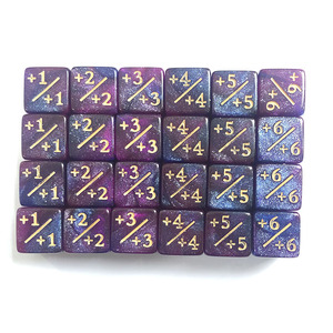 Bulk Magic le jeu acrylique polyédrique carré D6 16mm compteur de dés à six faces - Product Image 6