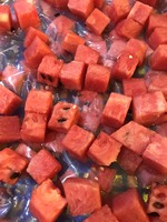 Zonsopgang IQF Diepvries Watermeloen Hele Vruchten Vacuümverpakt Bulk 10kg Vietnam