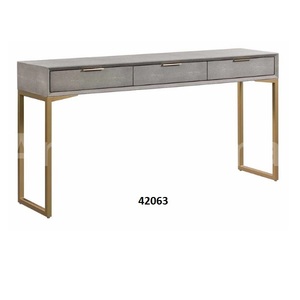 Mesa de Metal de madera de mango macizo marrón de alta calidad para el hogar, oficina, sala de estar y dormitorio - Product Image 4