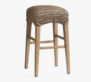 High Quality Seagrass Backless Counter <strong>Stool</strong> Natural Wicker Modern Bar <strong>Stool</strong> Home Furniture Wholesale Made in <strong>Vietnam</strong>
