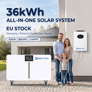 10000+ Döngü Ömrüne Sahip 36kWh 51.2V 720Ah LiFePO4 Güneş Enerjisi Bataryası, Işıklı Tasarım ve 30kW Hibrit İnvertörlü, Şebeke Dışı Güç İçin, AB Stoklarında - Product Image 1